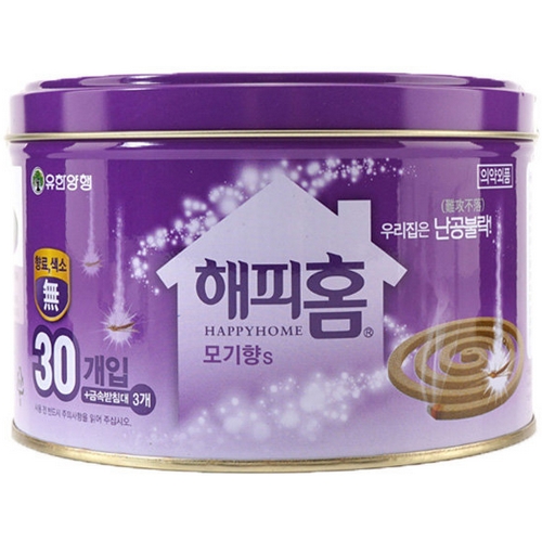 해피홈 모기향S 캔코일 30개입