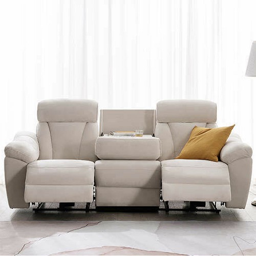 삼익가구 블룸 양방향 아쿠아텍스 패브릭 리클라이너 3인용