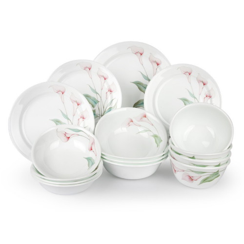 코렐 백합 4인 홈세트 16P