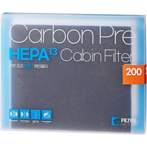 월드전자 CNS 필터팩토리 카본프리 헤파 H13 캐빈필터 302