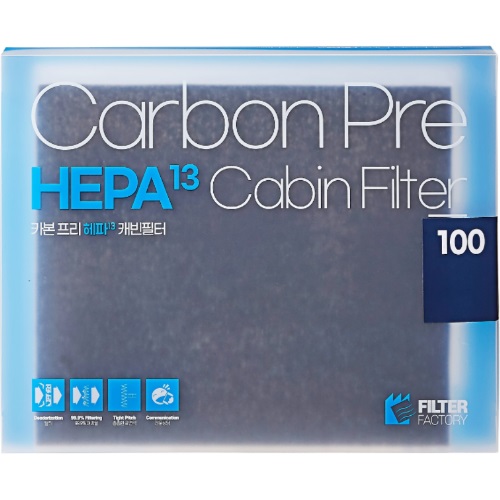 월드전자 CNS 필터팩토리 카본프리 헤파 H13 캐빈필터 117