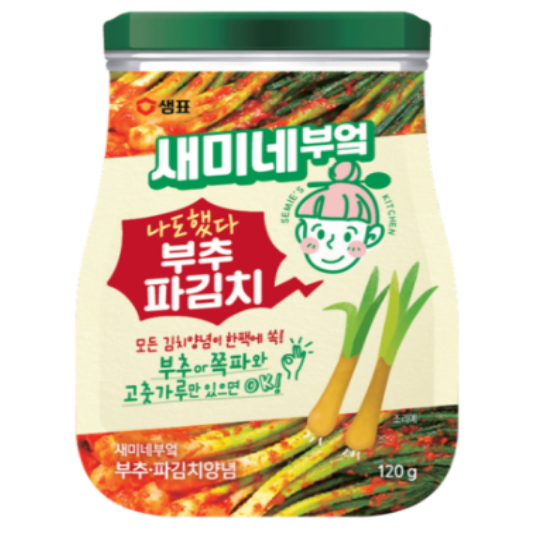 샘표 새미네부엌 부추파김치양념 120g