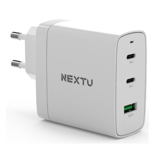 이지넷유비쿼터스 NEXTU PD PPS 100W 3포트 충전기 NEXT-QC623GAN
