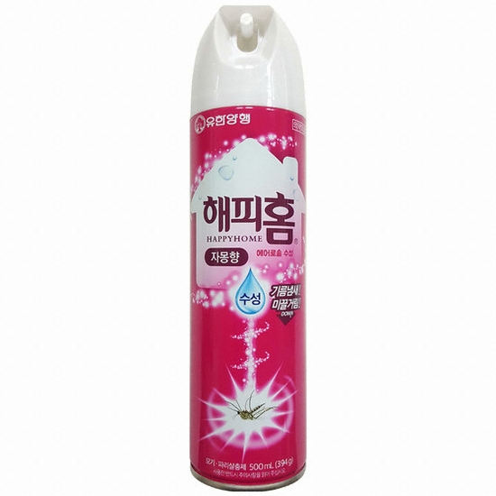 해피홈 에어로솔 수성 자몽향 500ml