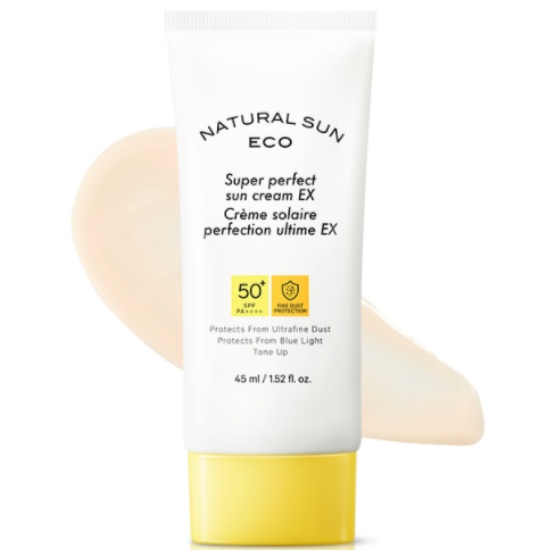 더페이스샵 내추럴 선 에코 슈퍼 퍼펙트 선크림 EX 45ml
