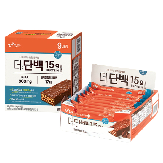 빙그레 더단백 크런치바 초코 40g