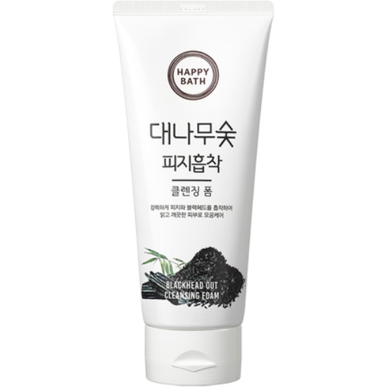 해피바스 대나무숯 피지흡착 클렌징폼 200g