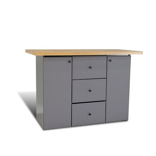 헤이몰리 펠르 서랍형 아일랜드 홈바 식탁 1200