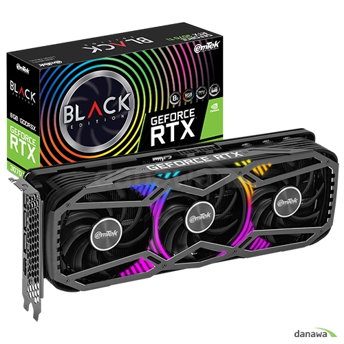 이엠텍  지포스 RTX 3070 Ti BLACK EDITION D6X 8GB