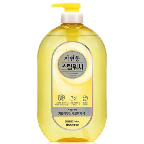자연퐁 스팀워시 4X 레몬향 750ml