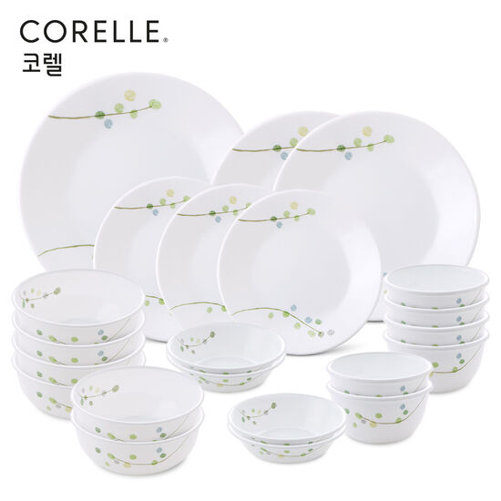 코렐 그린딜라이트 6인 한국형 홈세트 22P