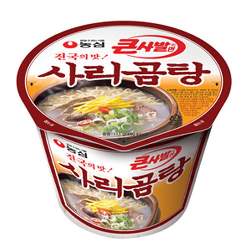 농심 사리곰탕 큰사발면 111g [16개]
