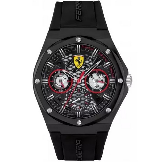 페라리 0830785 Mens Quartz Watch with Silicone S