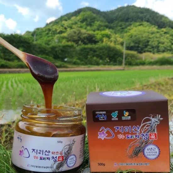 지리산동의촌 지리산 6년 장수 약도라지 도라지청 500g