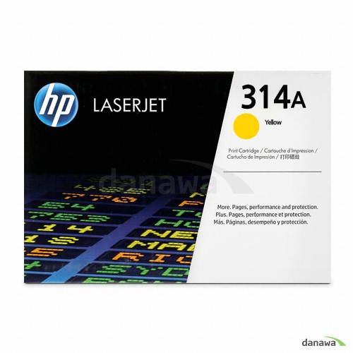HP 정품 314A (Q7562A) 노랑