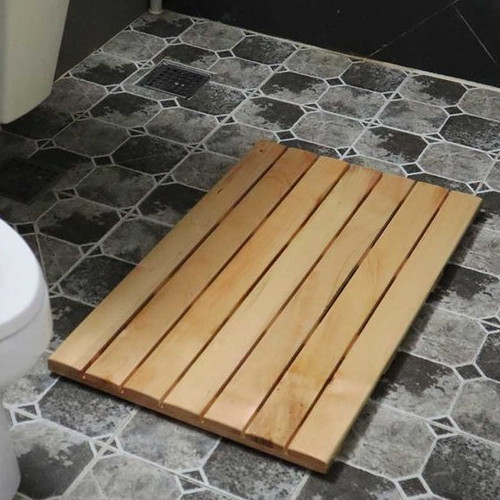 마츠노키 원목 나무 발판 현관용