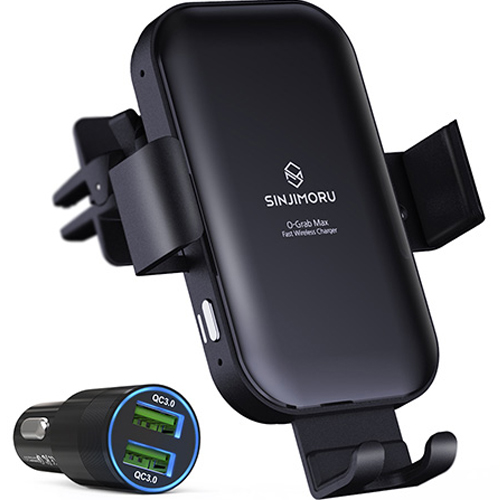 신지모루  오그랩 맥스 차량용 무선충전거치대 + 충전기 세트