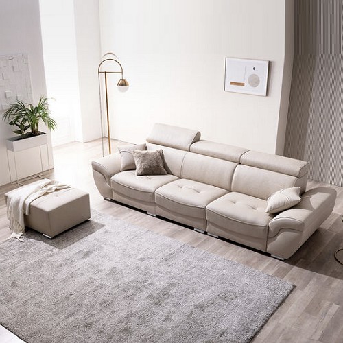 쉐우드가구 바루 기능성 아띠잔 내추럴 천연통가죽 소파 4인용