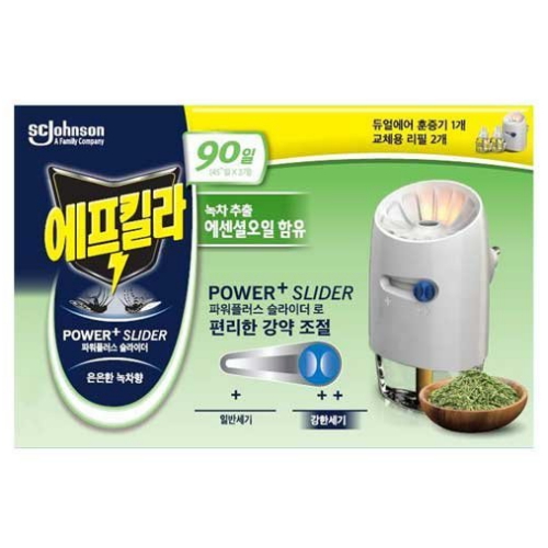 에프킬라 파워플러스 슬라이더 훈증기 녹차향 45일
