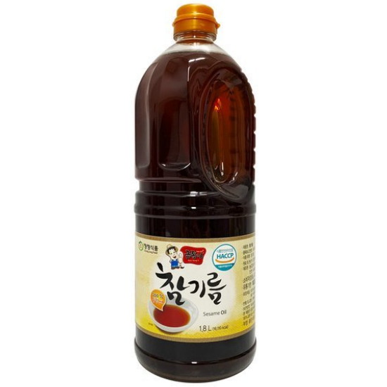 청정식품 통참깨 참기름 1.8L