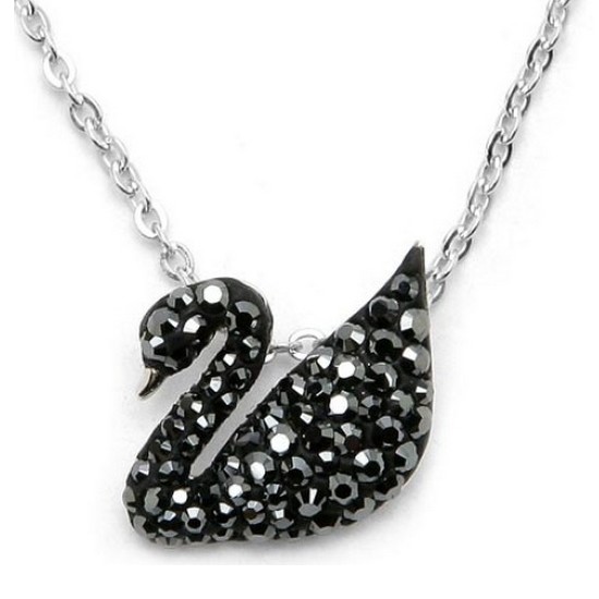 스와로브스키  여성 백조 블랙 스완 스몰 목걸이_5347330