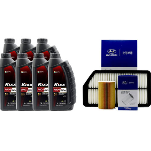 GS칼텍스 KIXX 파오1 0W30 + 순정필터 팰리세이드 디젤