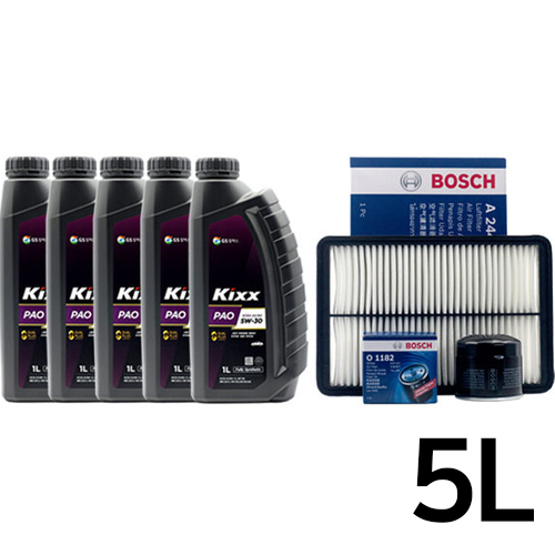 GS칼텍스 KIXX 파오 A3/B4 5W30 + 보쉬필터 그랜져IG 2.4 가솔린
