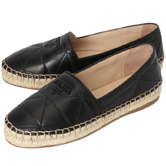 프라다 로고 에스파드리유 1S067M 79N F0009 여자 스니커즈 슬립온