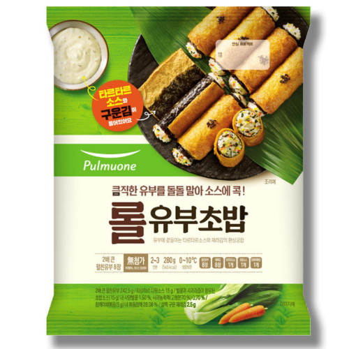풀무원  롤 유부초밥 280g