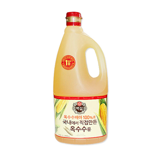  백설 옥수수유 1.8L [1개]