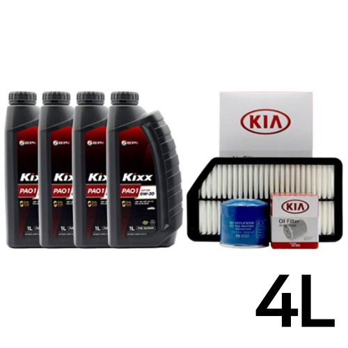 GS칼텍스 KIXX 파오1 0W30 + 순정필터 올뉴K5 가솔린