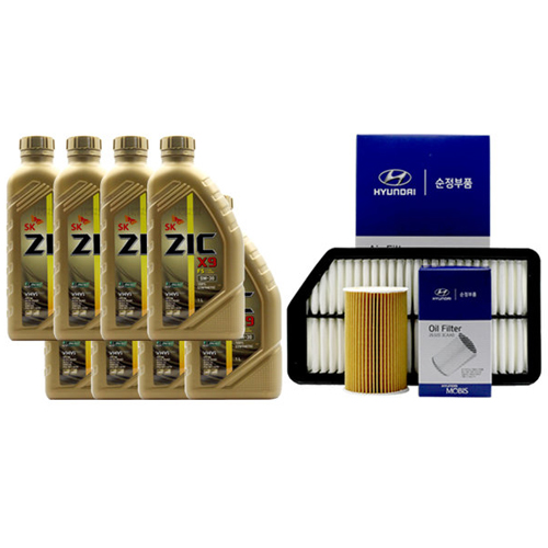 SK엔무브 ZIC X9 FS 5W30 + 순정필터 올뉴투싼 2.0 디젤