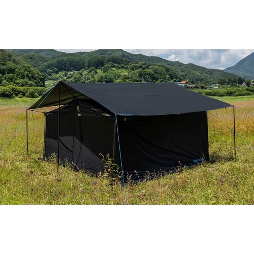 아이두젠  라운지 타프스크린 착탈 메쉬 그늘막 타프쉘 렉타 대형 블랙