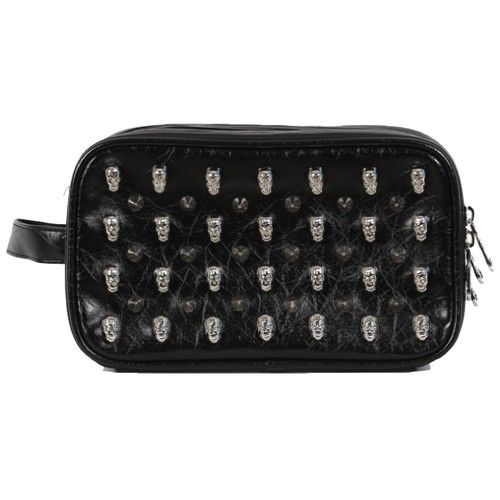 페르시안캣  스컬 퀀텀 투지퍼 파우치백