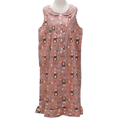 버블돌 순면 벼리 나시 홈원피스 여성 여름파자마 이지웨어 홈웨어 잠옷