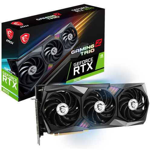 MSI  지포스 RTX 3070 게이밍 Z 트리오 D6 8GB 트라이프로져2 LHR 상품이미지