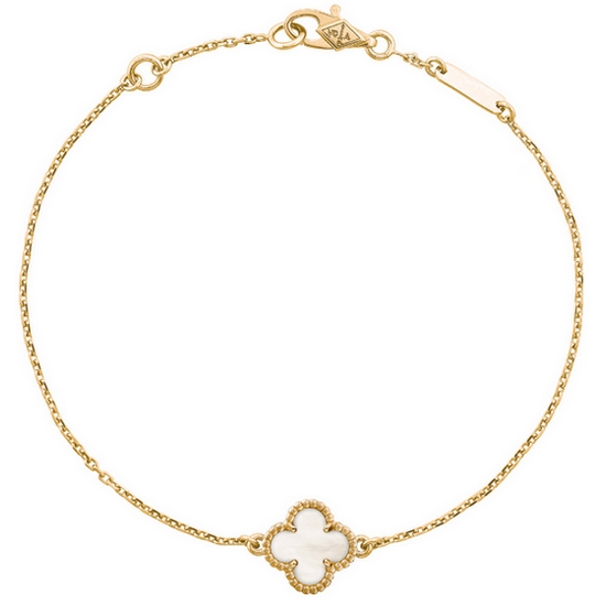 반클리프앤아펠 스위트 알함브라 브레이슬릿 옐로우 골드 마더오브펄 VCARF68800