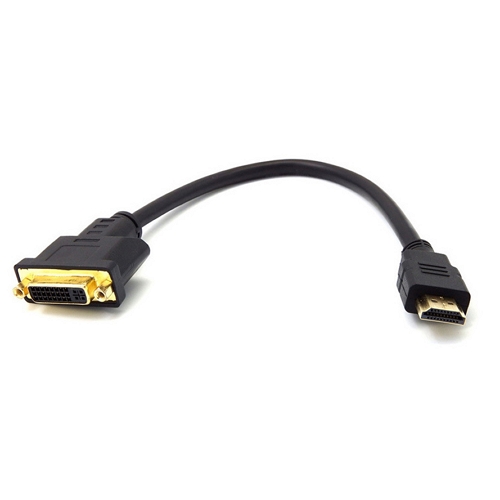 티테크놀로지  DVI-I(F) to HDMI(M) 변환 케이블젠더 듀얼 [T-DVI29F-HDMI-0.3M,0.3m]