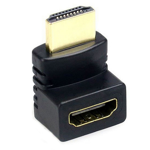 티테크놀로지 HDMI(M/F) 연장 ㄱ자형 상향 꺽임 젠더(T-HDMIG-19MFU)