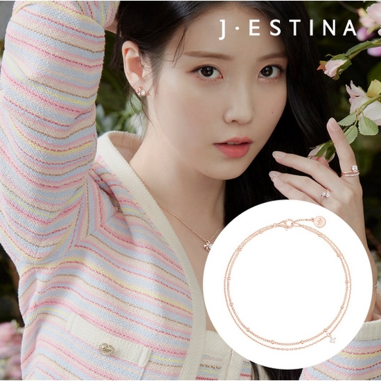 제이에스티나 LALA J 2줄 팔찌_JJLJBQ1BF327SR7S0