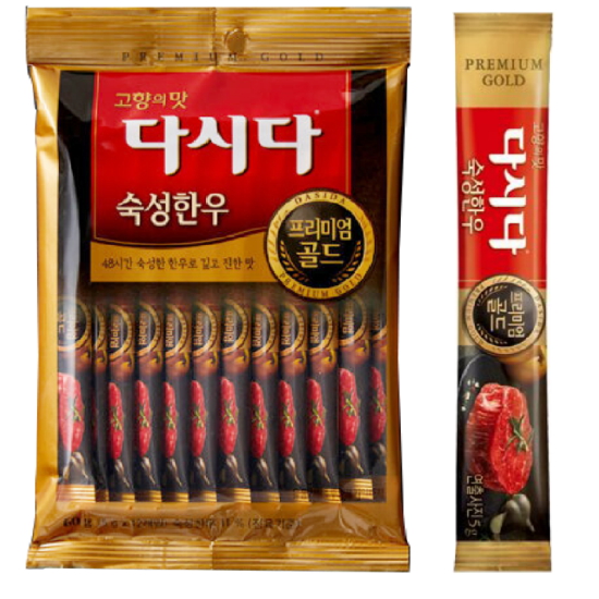 백설 다시다 프리미엄 골드 숙성한우 60g(5gx12입)