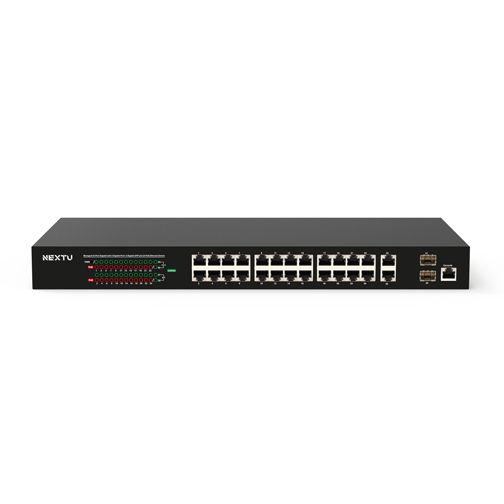 이지넷유비쿼터스  NEXT-POE4128L2S-TP 스위치허브