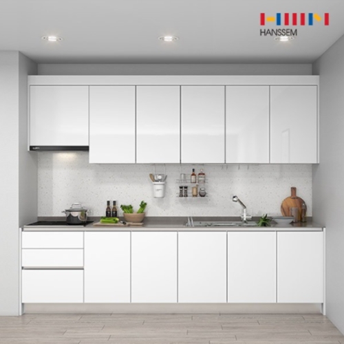 한샘  프리셰 슬림 ㅡ자+전기쿡탑