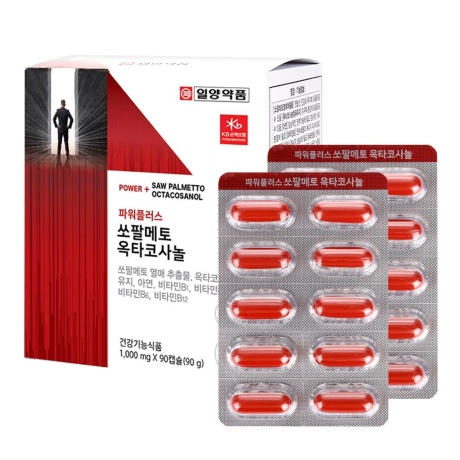 일양약품 파워플러스 쏘팔메토 옥타코사놀 90캡슐
