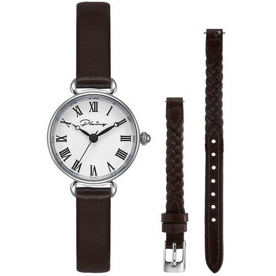 플랑 pleing 여성 가죽 시계 PL021001WTCH