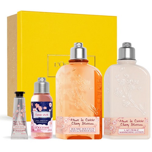 록시땅 체리 블라썸 샤워젤+바디밀크 2종세트