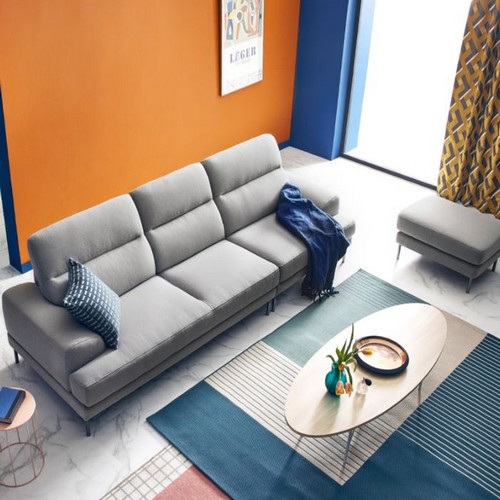 자코모 블렌 데이위브 패브릭 소파 4인용