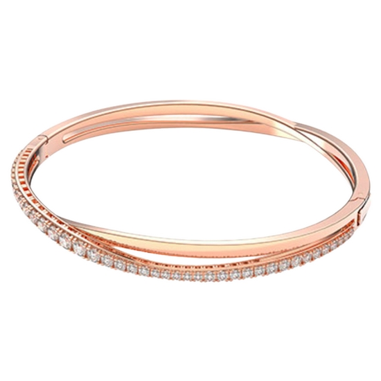 스와로브스키  Twist 로즈골드 팔찌_5620552