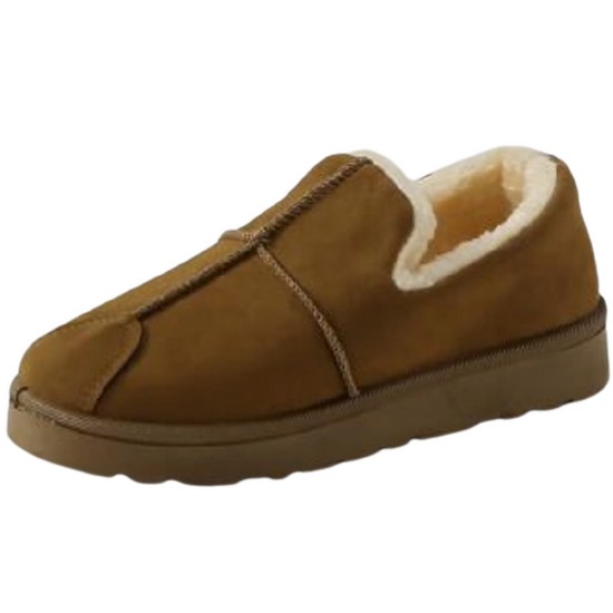 착한구두 여성용 라르고 퍼안감 방한화 슬립온 WTACR4c254 사이즈:235 베이지