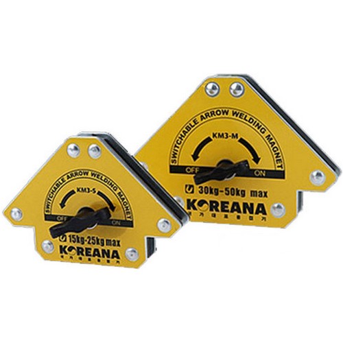 코리아나용접기 용접자석 화살표형 KM3-M